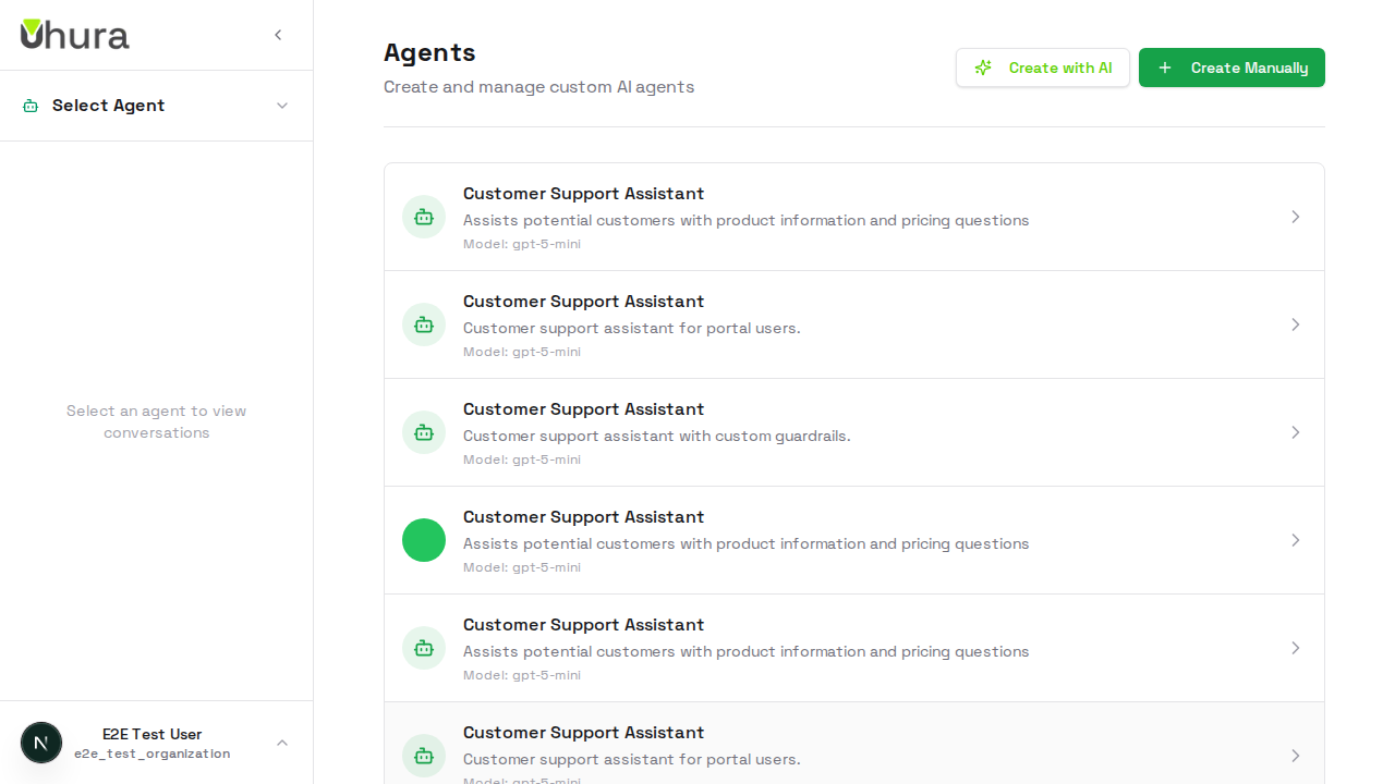 Step 9: View Your Agent