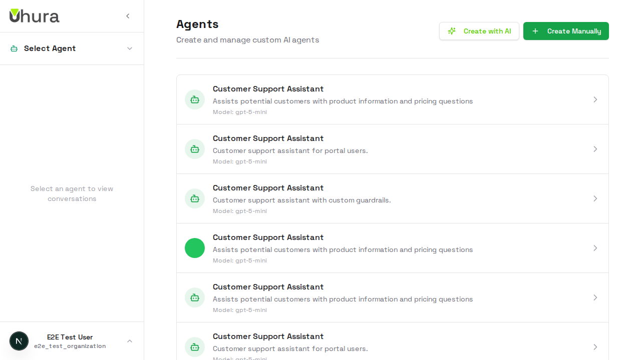 Step 1: Navigate to the Agents Section