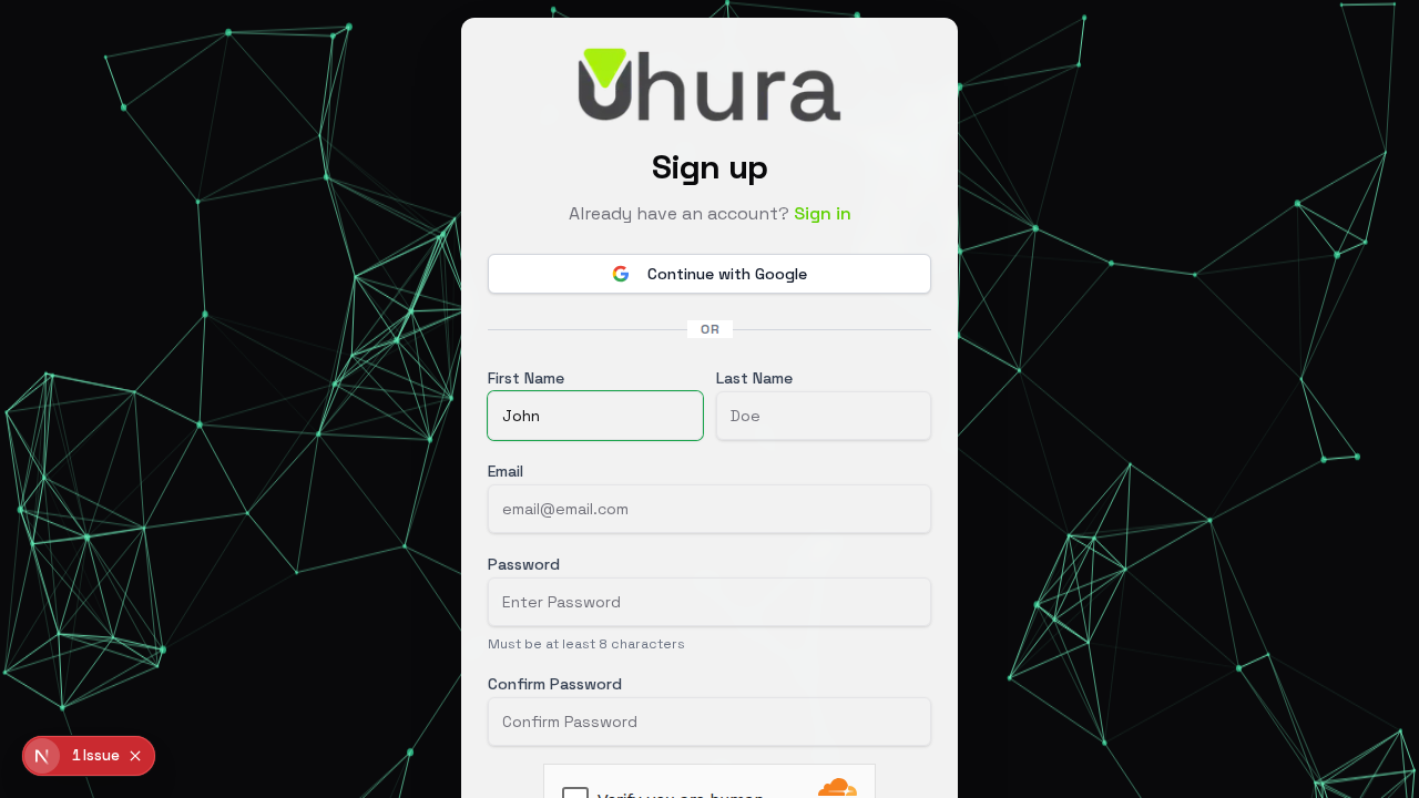 Step 3: Enter Your First Name