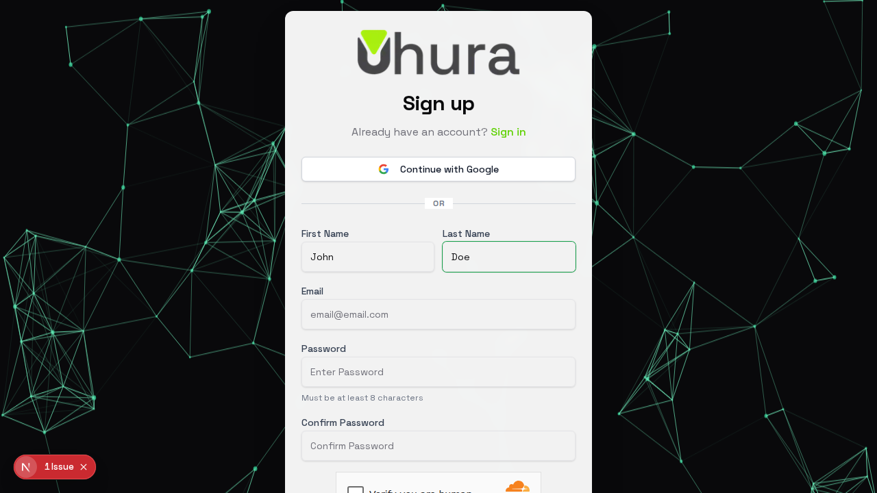 Step 4: Enter Your Last Name